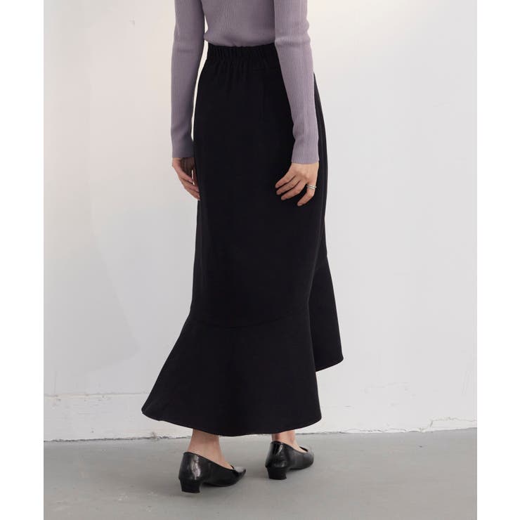 ラップ風ダブルベルトミモレ丈スカート | SAISON DE PAPILLON  | 詳細画像34 