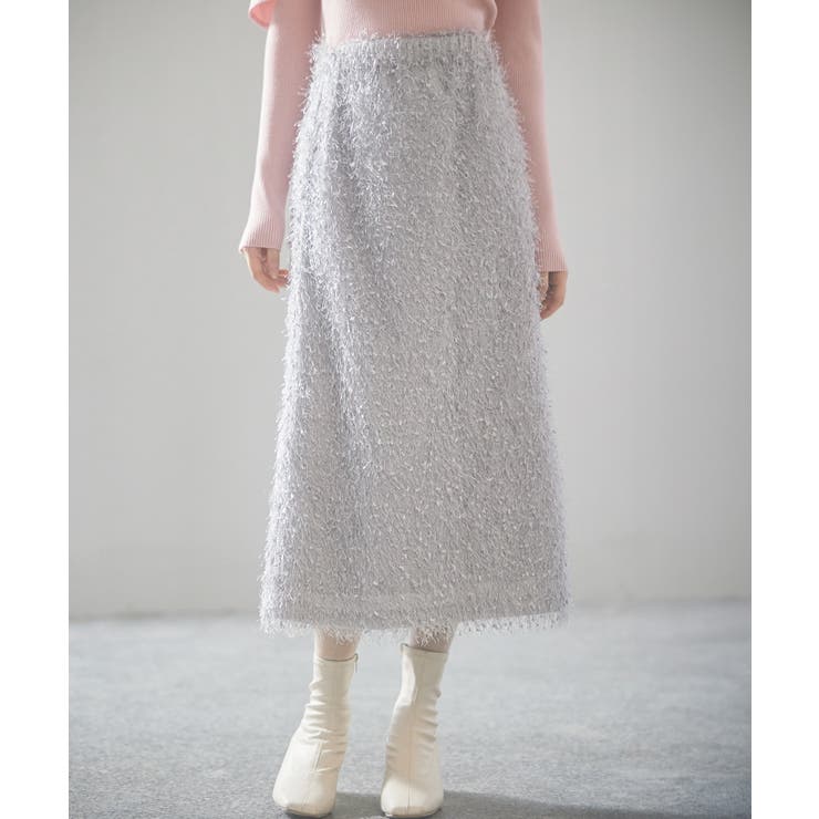 ふわふわシャギーナロースカート | SAISON DE PAPILLON  | 詳細画像22 