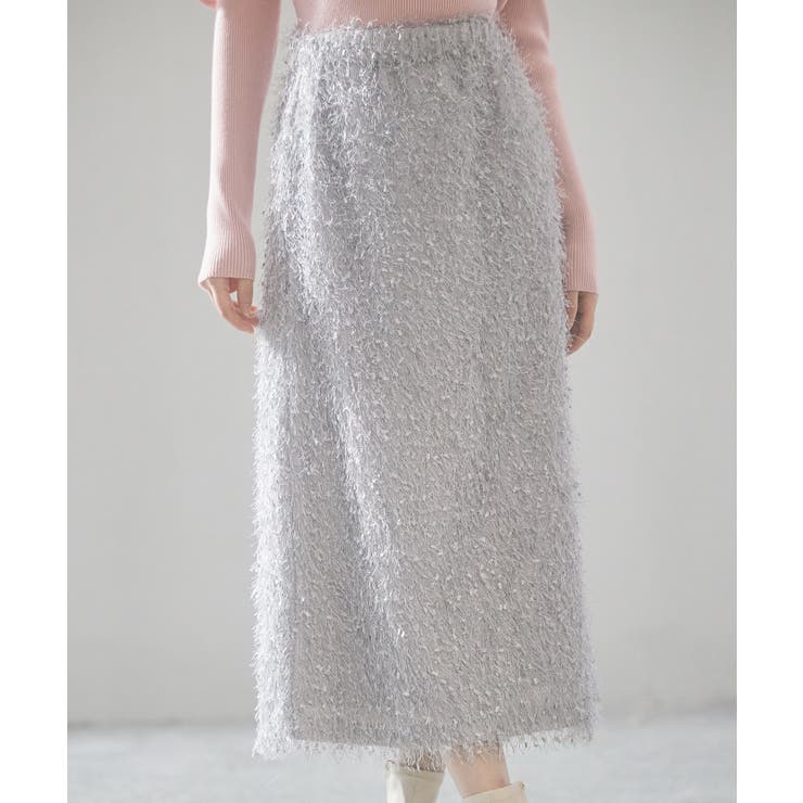 ふわふわシャギーナロースカート | SAISON DE PAPILLON  | 詳細画像26 