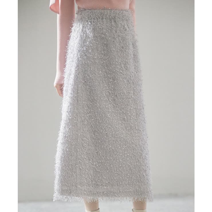 ふわふわシャギーナロースカート | SAISON DE PAPILLON  | 詳細画像28 