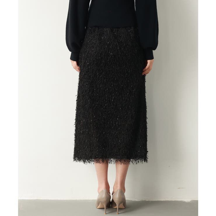 ふわふわシャギーナロースカート | SAISON DE PAPILLON  | 詳細画像9 