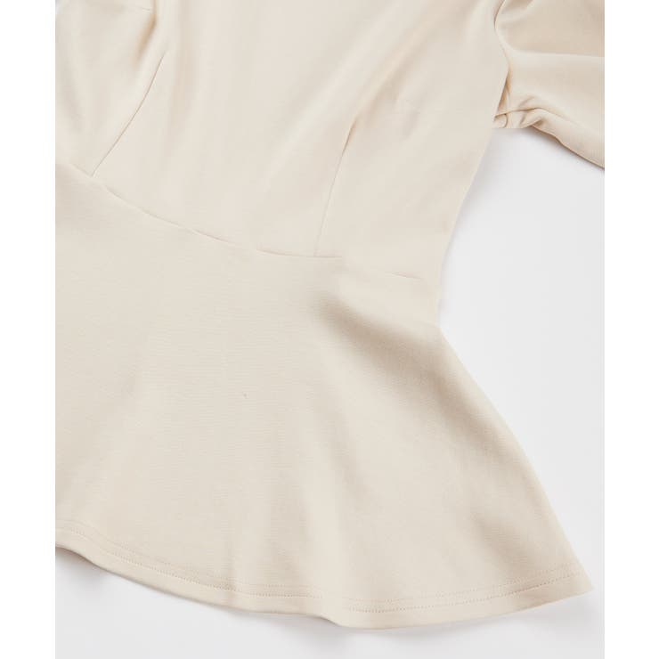 ペプラムデザインパール衿カットソー | SAISON DE PAPILLON  | 詳細画像38 