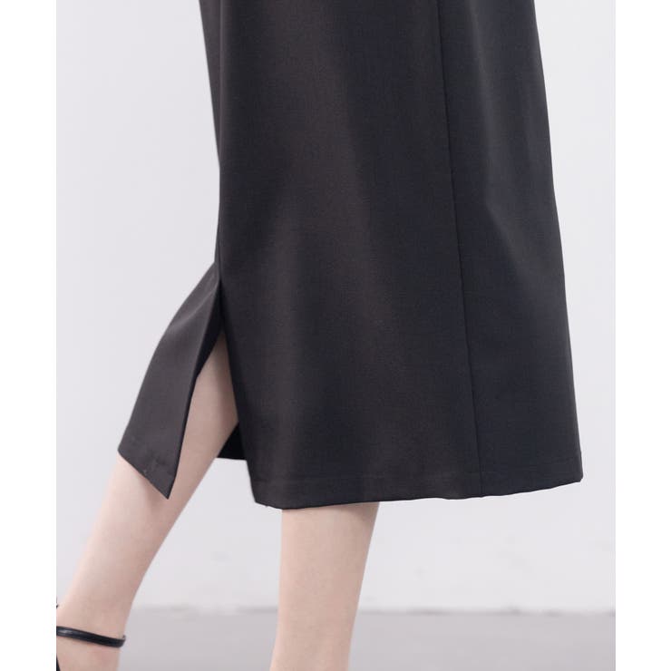 ハイウエスト仕様ミモレ丈スカート | SAISON DE PAPILLON  | 詳細画像33 