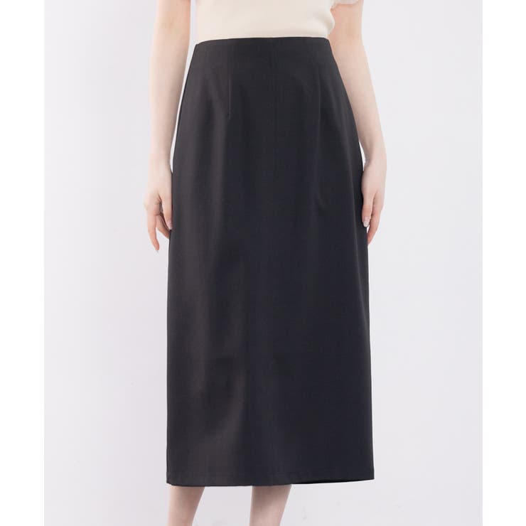 ハイウエスト仕様ミモレ丈スカート | SAISON DE PAPILLON  | 詳細画像30 