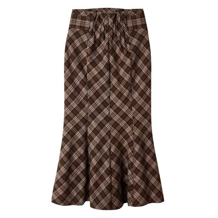 配色チェック柄ハイウエストスカート | SAISON DE PAPILLON  | 詳細画像22 