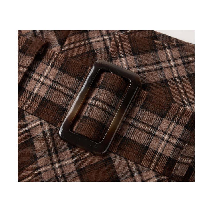 配色チェック柄ハイウエストスカート | SAISON DE PAPILLON  | 詳細画像25 