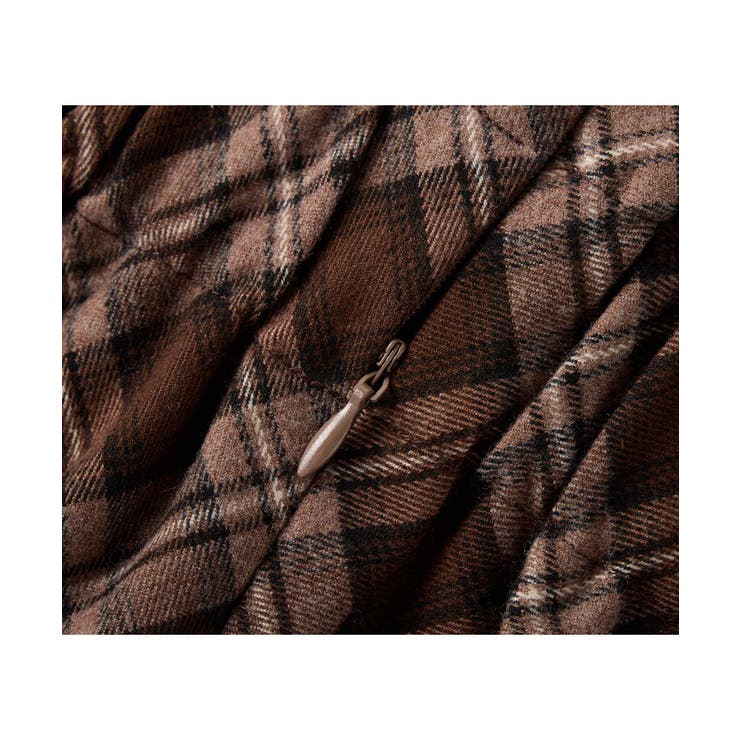 配色チェック柄ハイウエストスカート | SAISON DE PAPILLON  | 詳細画像28 