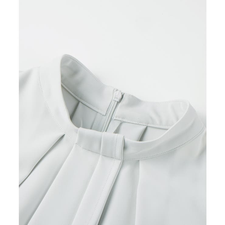 5分丈スリーブスタンドカラーブラウス | SAISON DE PAPILLON  | 詳細画像46 