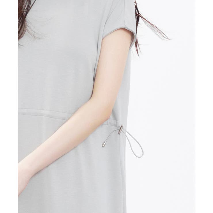 ポンチ素材フレンチスリーブワンピース | SAISON DE PAPILLON  | 詳細画像19 