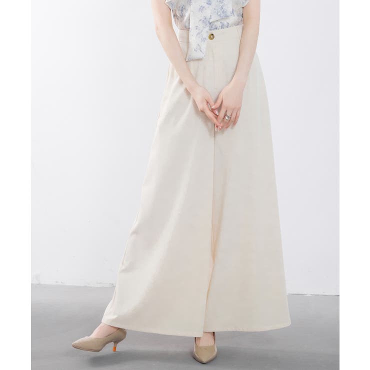 体型カバーハイウエストワイドパンツ[品番：DSSW0004779]｜SAISON DE PAPILLON （セゾン ド  パピヨン）のレディースファッション通販｜SHOPLIST（ショップリスト）