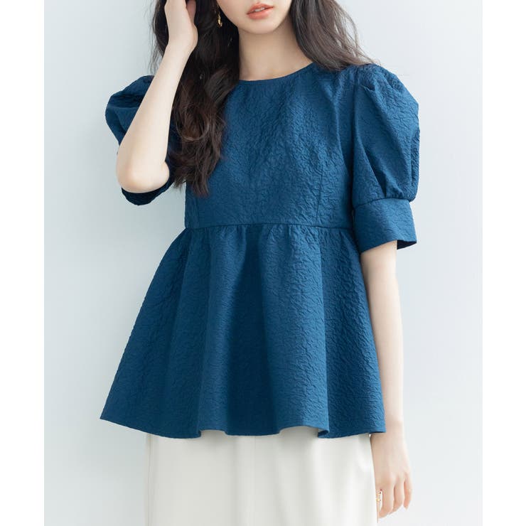 フクレジャガードパフスリープブラウス | SAISON DE PAPILLON  | 詳細画像37 