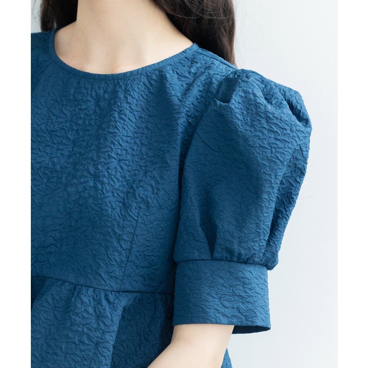フクレジャガードパフスリープブラウス | SAISON DE PAPILLON  | 詳細画像40 