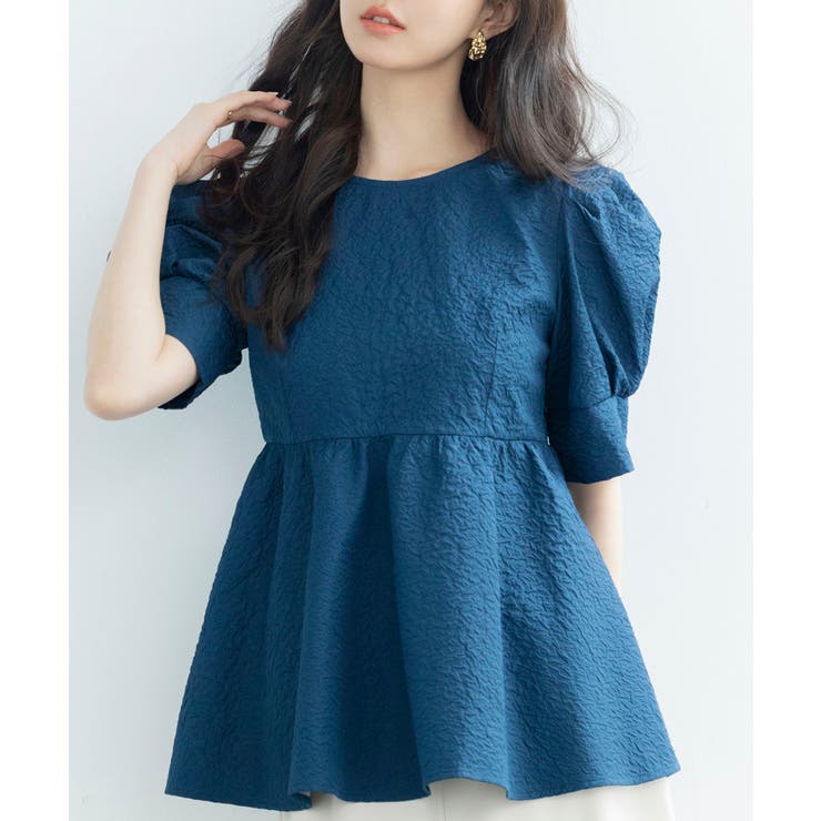 フクレジャガードパフスリープブラウス | SAISON DE PAPILLON  | 詳細画像28 