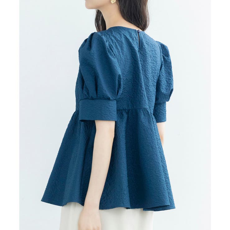 フクレジャガードパフスリープブラウス | SAISON DE PAPILLON  | 詳細画像29 