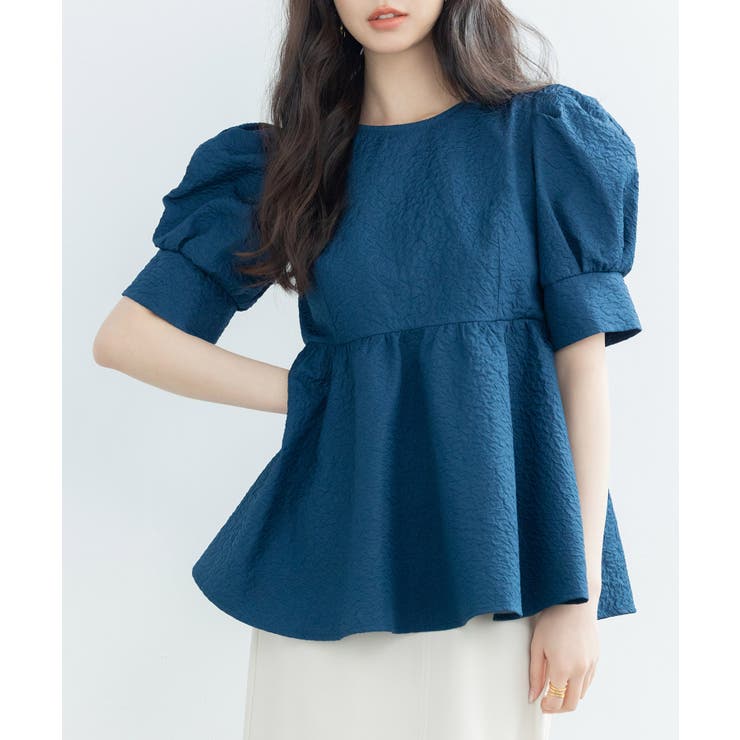 フクレジャガードパフスリープブラウス | SAISON DE PAPILLON  | 詳細画像35 