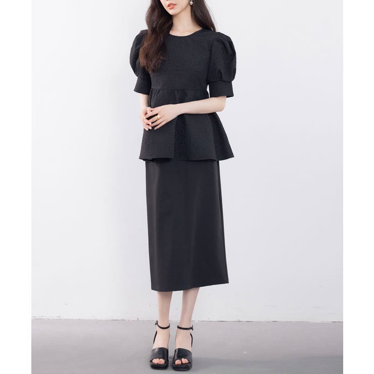 フクレジャガードパフスリープブラウス | SAISON DE PAPILLON  | 詳細画像10 