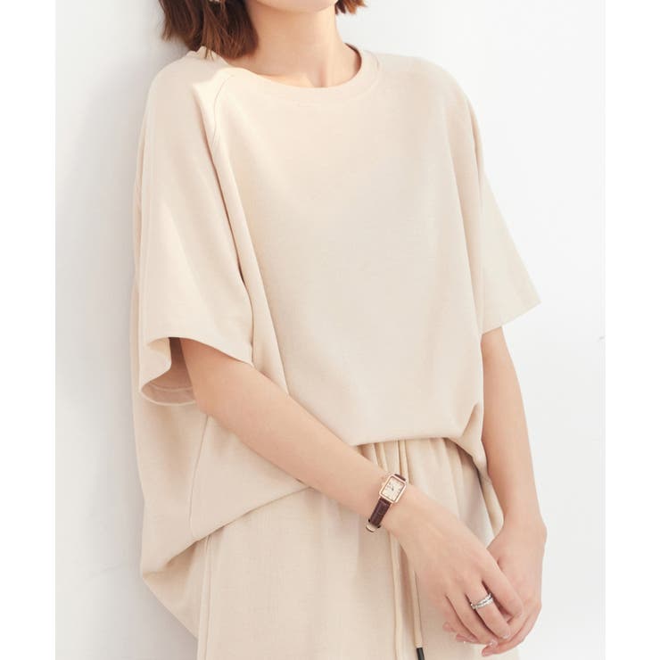 ラグランスリーブクルーネックカットソー | SAISON DE PAPILLON  | 詳細画像7 