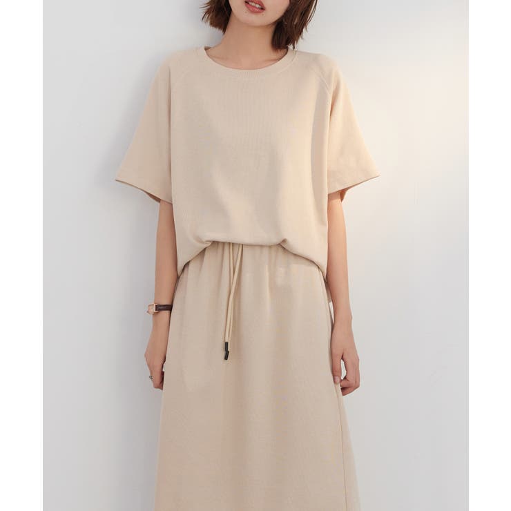 ラグランスリーブクルーネックカットソー | SAISON DE PAPILLON  | 詳細画像10 