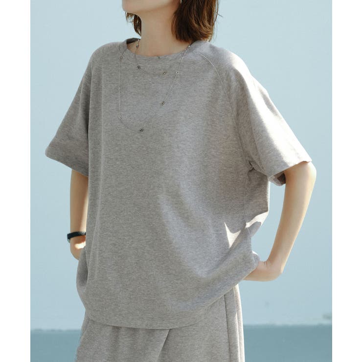 ラグランスリーブクルーネックカットソー | SAISON DE PAPILLON  | 詳細画像3 