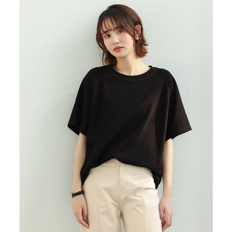 ラグランスリーブクルーネックカットソー | SAISON DE PAPILLON  | 詳細画像24 