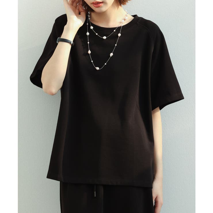 ラグランスリーブクルーネックカットソー | SAISON DE PAPILLON  | 詳細画像27 