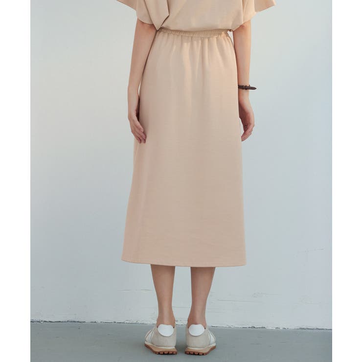 ウエストゴムミモレ丈スウェットスカート | SAISON DE PAPILLON  | 詳細画像15 