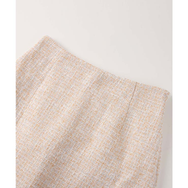 スリット入りラメツイード生地スカート | SAISON DE PAPILLON  | 詳細画像30 