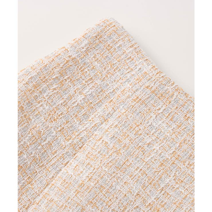 スリット入りラメツイード生地スカート | SAISON DE PAPILLON  | 詳細画像32 