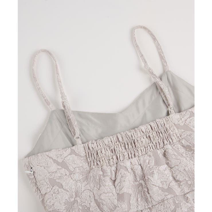 ジャガード生地バックスリットキャミワンピース | SAISON DE PAPILLON  | 詳細画像32 