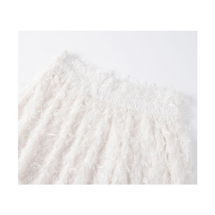 カットジャガード素材フレアスカート | SAISON DE PAPILLON  | 詳細画像28 