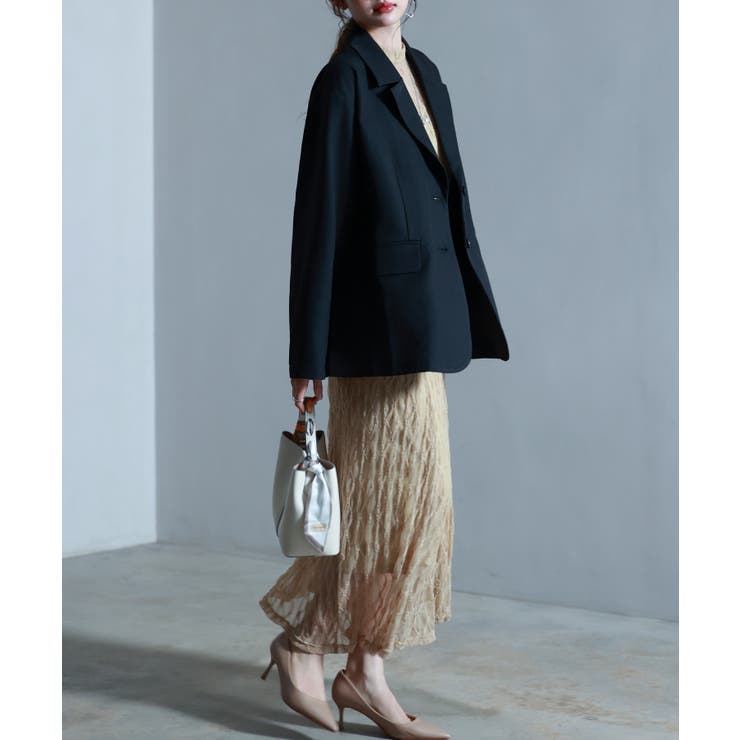 袖口折り返しテーラードジャケット | SAISON DE PAPILLON  | 詳細画像22 