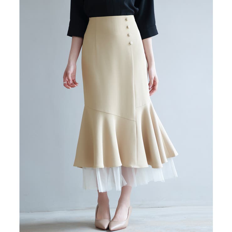 ベージュ | スカート レディース ボトムス | SAISON DE PAPILLON 