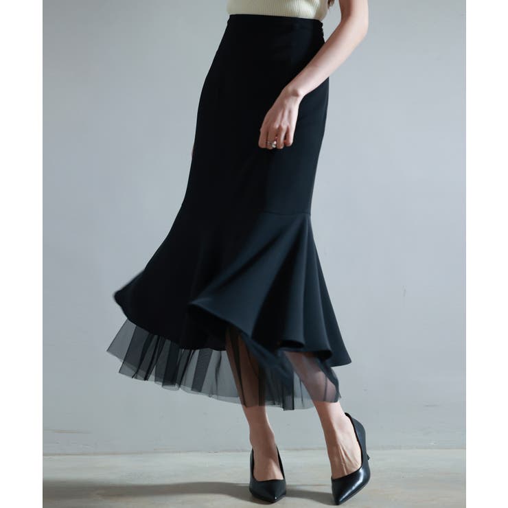 ブラック | スカート レディース ボトムス | SAISON DE PAPILLON 