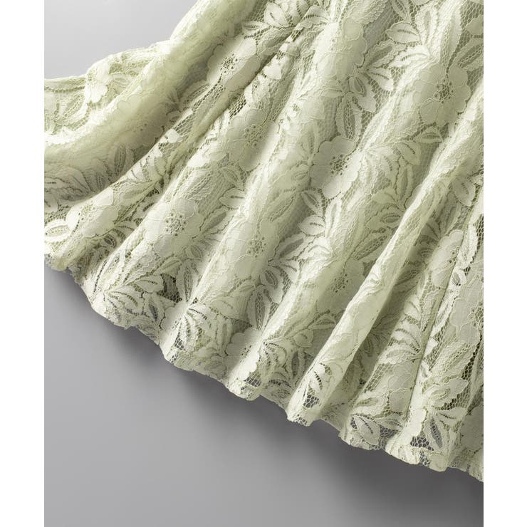 ロング丈ハイウエスト総レーススカート | SAISON DE PAPILLON  | 詳細画像38 