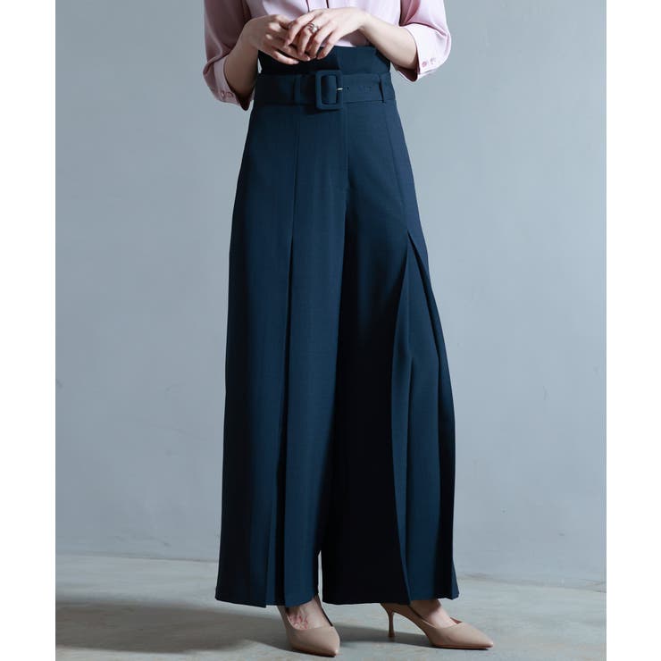 ベルト付きハイウエストワイドパンツ | SAISON DE PAPILLON  | 詳細画像27 