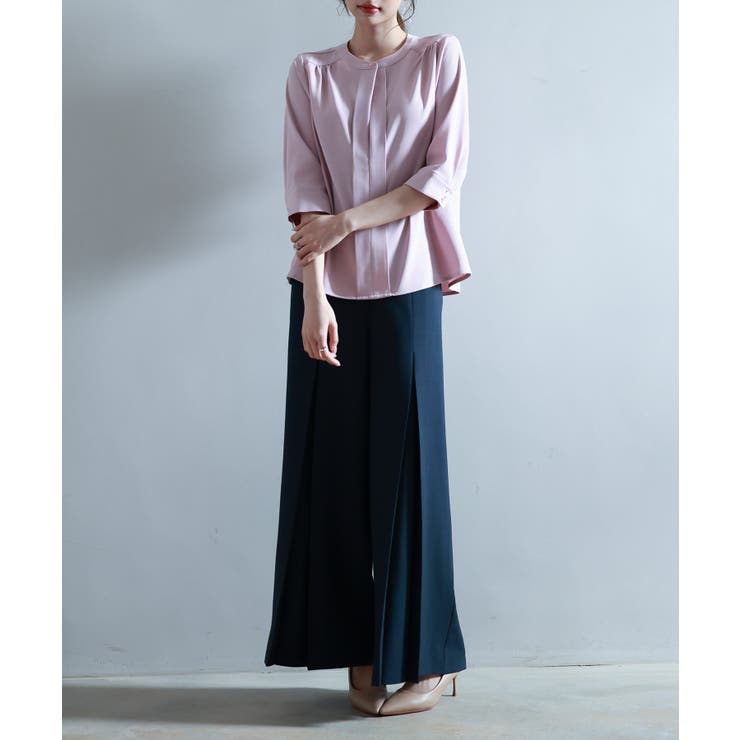 ベルト付きハイウエストワイドパンツ | SAISON DE PAPILLON  | 詳細画像34 