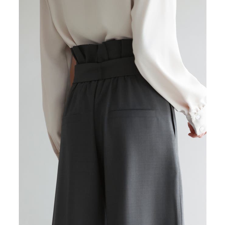 ベルト付きハイウエストワイドパンツ | SAISON DE PAPILLON  | 詳細画像25 