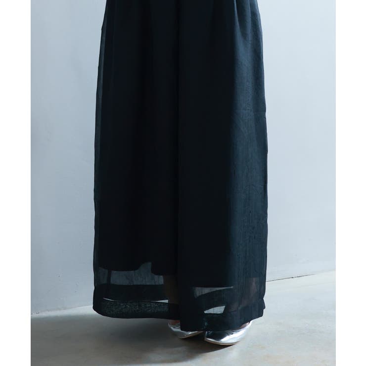 フロントタックシアーワイドパンツ | SAISON DE PAPILLON  | 詳細画像31 