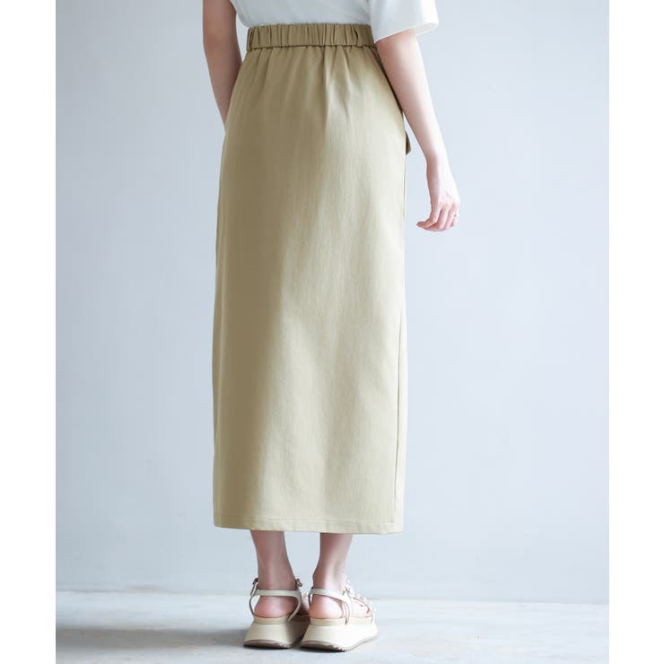 ハイウエストロング丈タイトスカート | SAISON DE PAPILLON  | 詳細画像4 