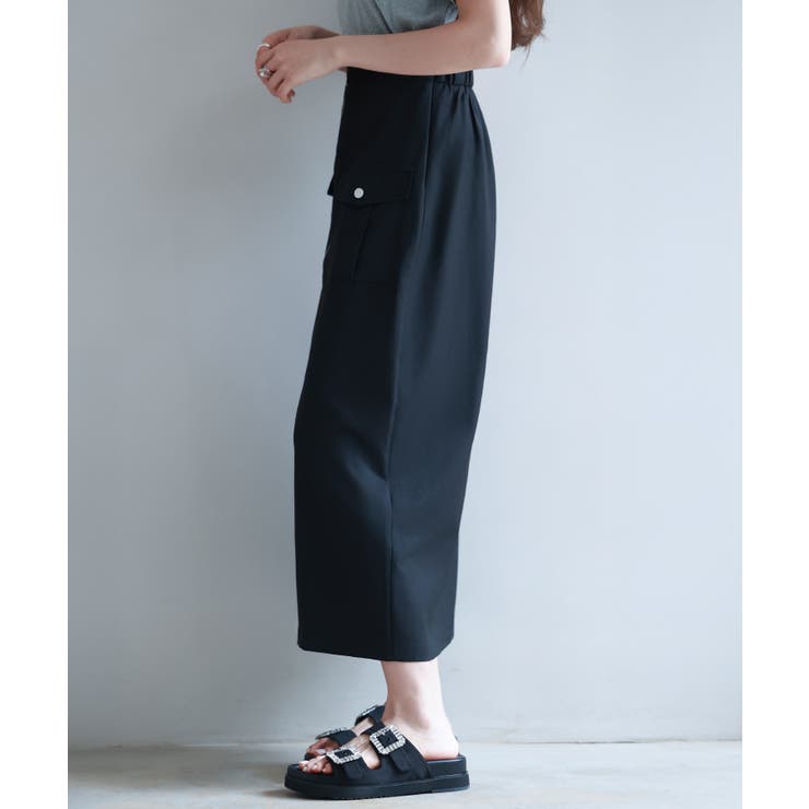 ハイウエストロング丈タイトスカート | SAISON DE PAPILLON  | 詳細画像18 