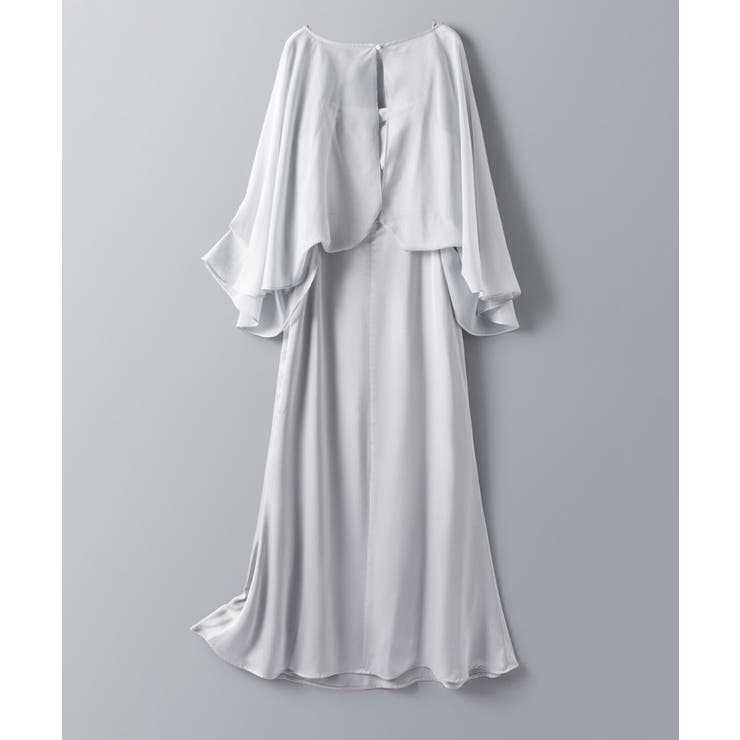 異素材ドッキングロング丈ワンピース | SAISON DE PAPILLON  | 詳細画像34 