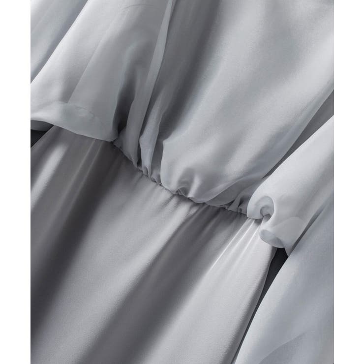 異素材ドッキングロング丈ワンピース | SAISON DE PAPILLON  | 詳細画像38 