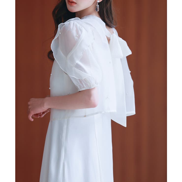 【前後2way】キャミワンピースとブラウス2点セット | SAISON DE PAPILLON  | 詳細画像17 