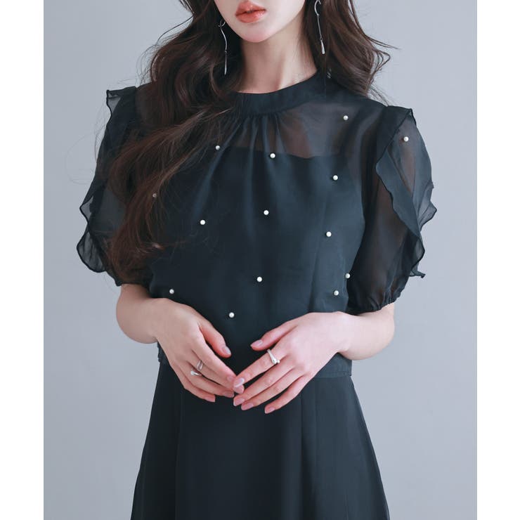 【前後2way】キャミワンピースとブラウス2点セット | SAISON DE PAPILLON  | 詳細画像23 