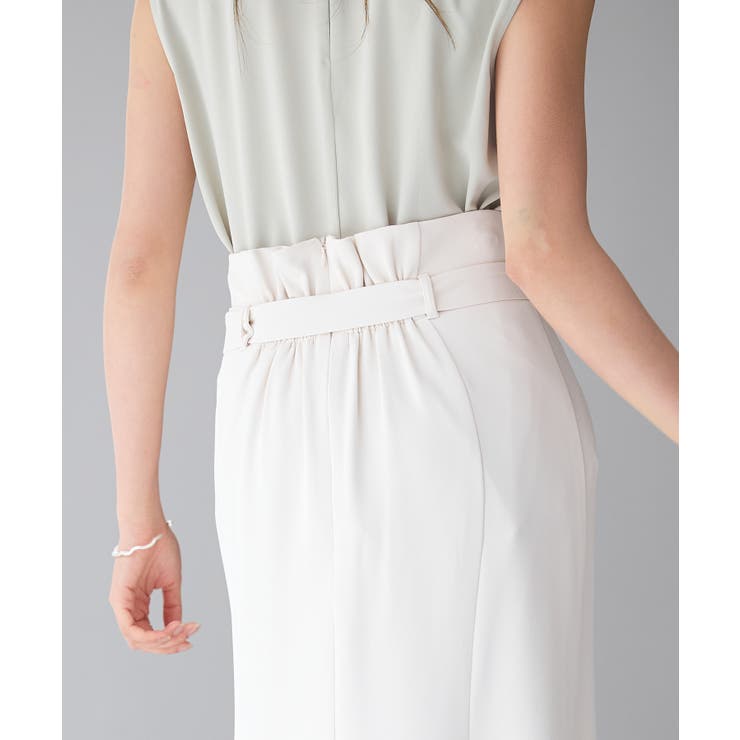 ベルト付きタックドレープスカート | SAISON DE PAPILLON  | 詳細画像26 