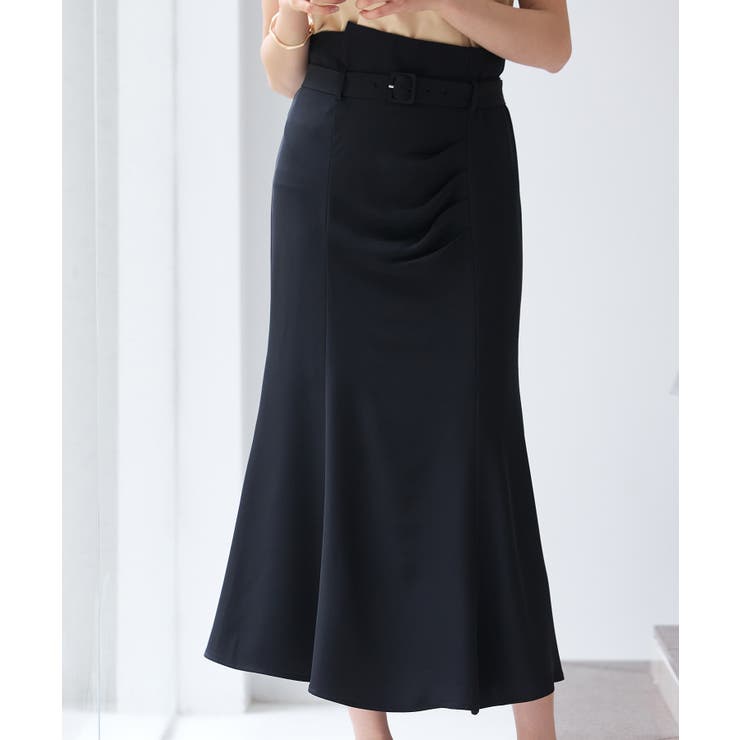 ベルト付きタックドレープスカート | SAISON DE PAPILLON  | 詳細画像33 