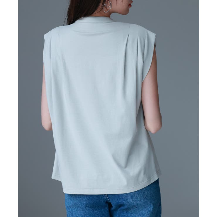 スタンドキーネックタックカットソートップス | SAISON DE PAPILLON  | 詳細画像37 