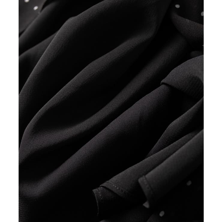 ドットシフォンロング丈ワンピース | SAISON DE PAPILLON  | 詳細画像26 