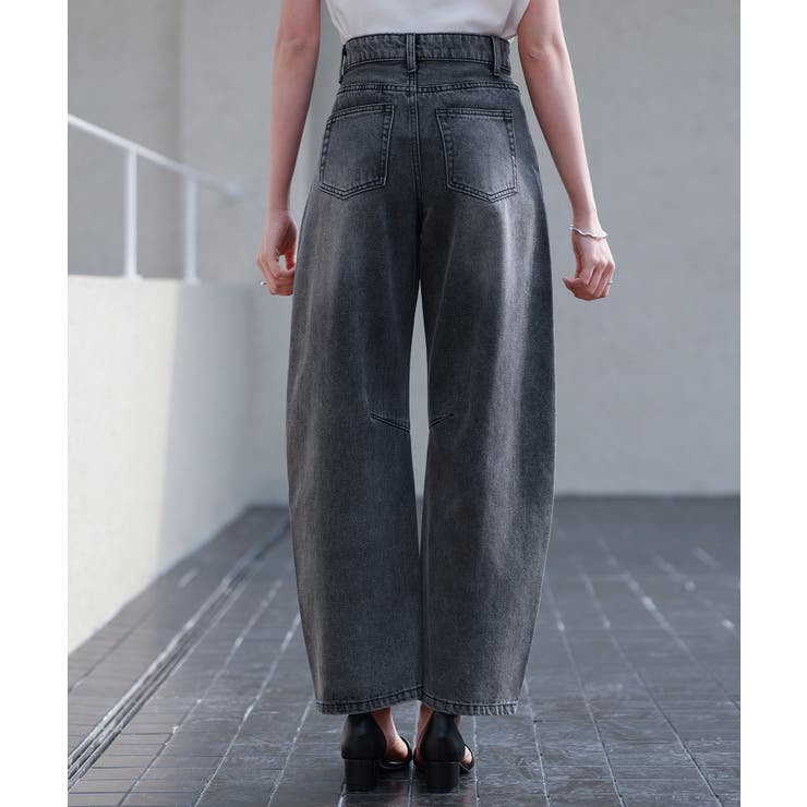 ヴィンテージ加工バレルレッグデニム | SAISON DE PAPILLON  | 詳細画像13 