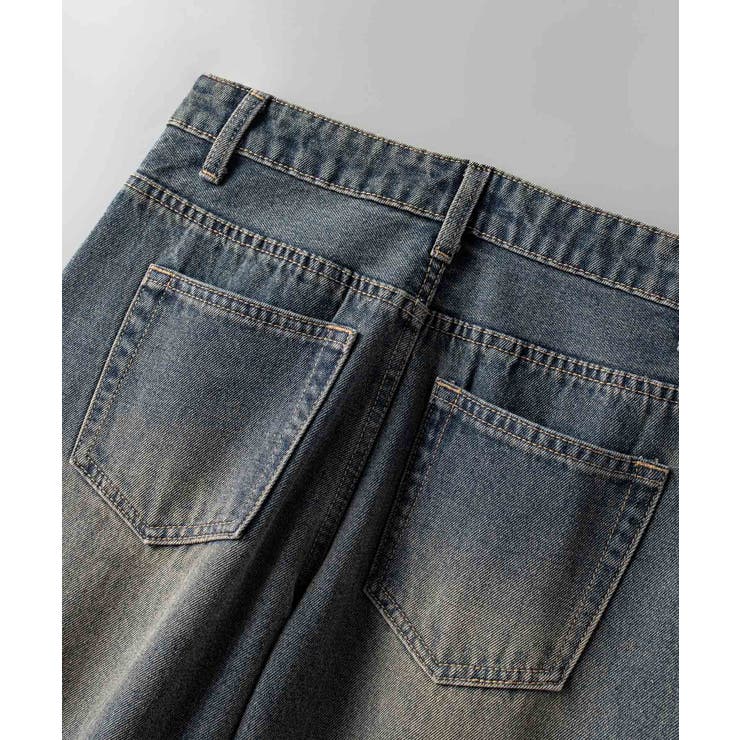 ヴィンテージ加工バレルレッグデニム | SAISON DE PAPILLON  | 詳細画像24 